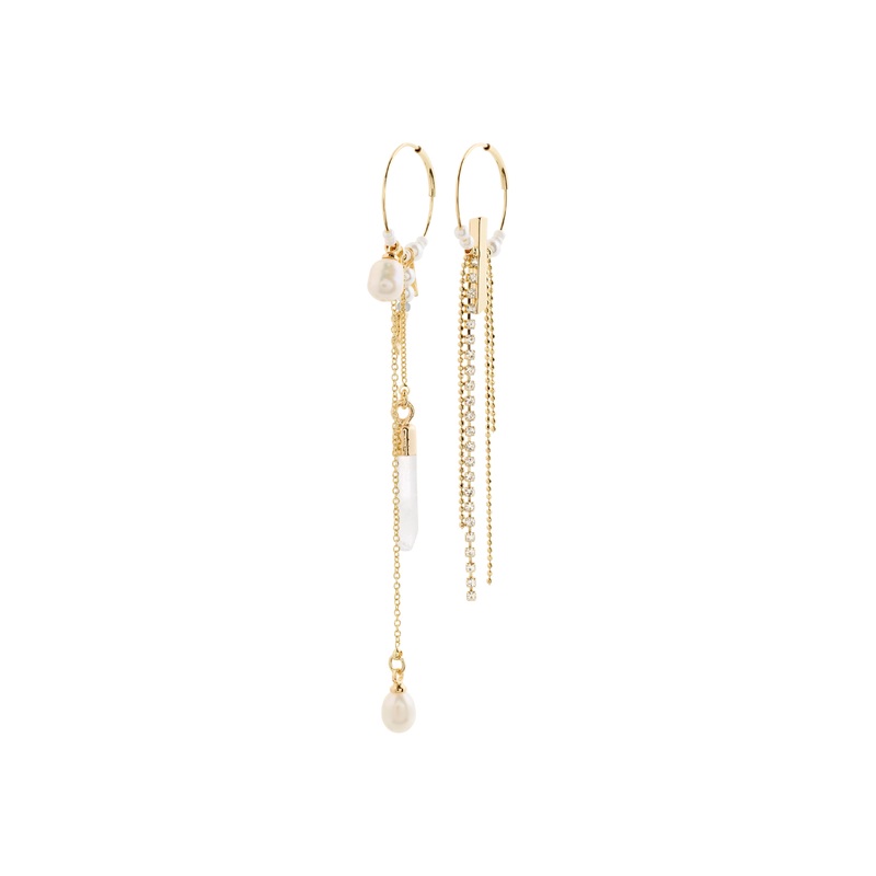 STARLIGHT hoops gold-plated