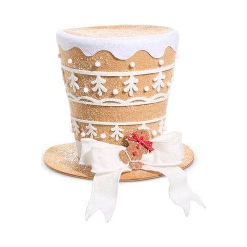 11″ Gingerbread Top Hat