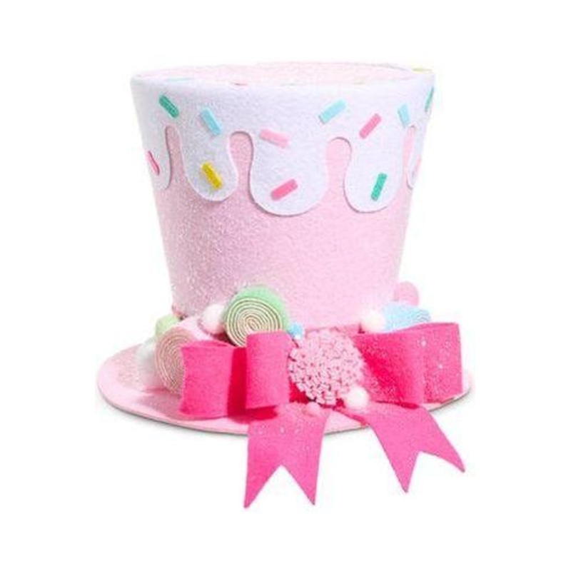 11″ Pink Sprinkles Top Hat