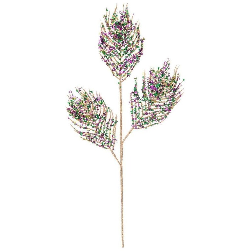 26″ Mardi Gras Glitter Spray