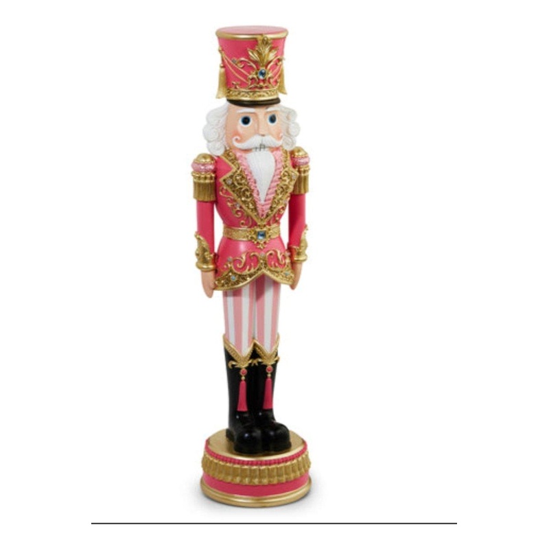 36″ Lighted Pink Nutcracker