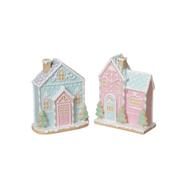 5″ Glitter Holiday Ice Cream House