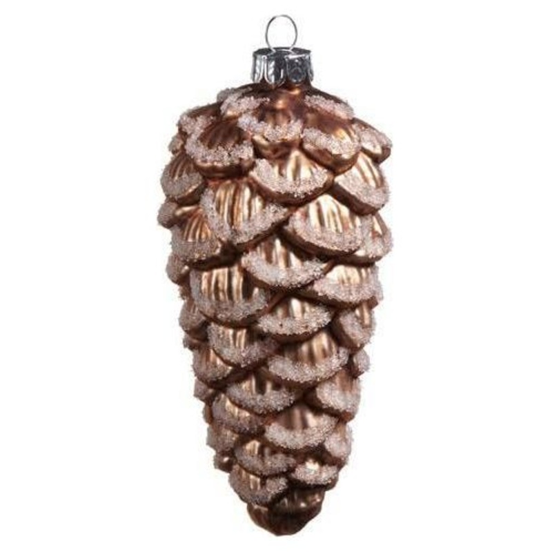 5″ Iced Pinecone Ornament