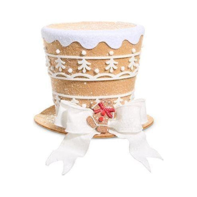 8.5″ Gingerbread Top Hat