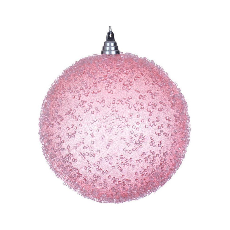 8″ Pink Icy Sugar Ball