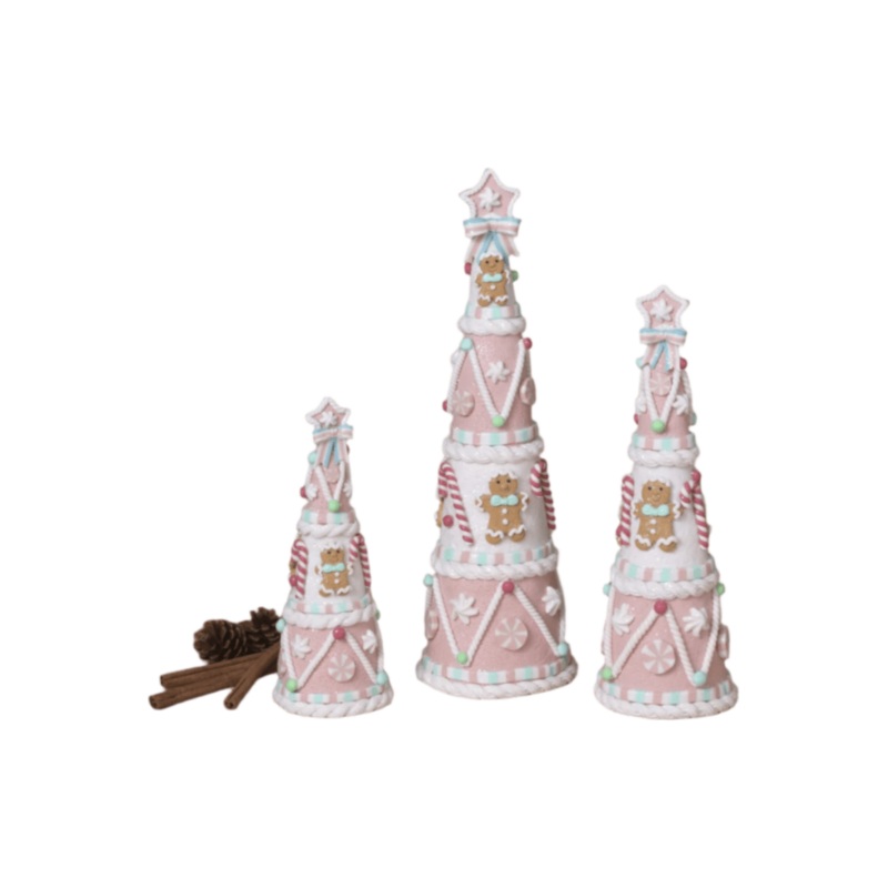 Clay Dough Holiday Candy Trees (Asst 3)