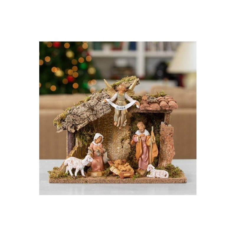 Fontanini 6pc Nativity with Stable