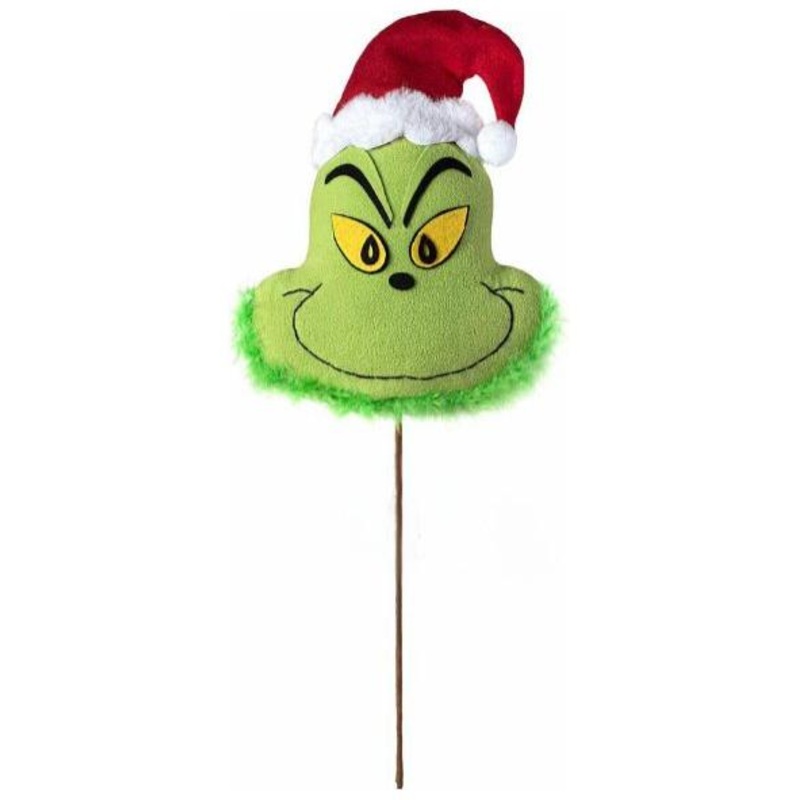 24″ Plush Green Monster Head Pick