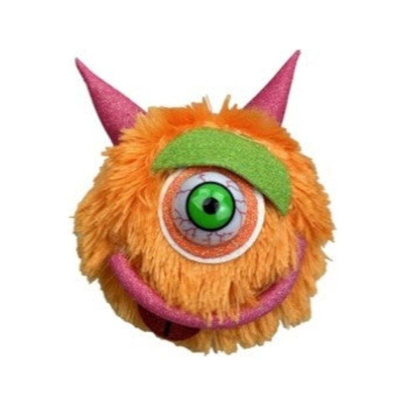 7″ Furry Monster Ornament: Orange