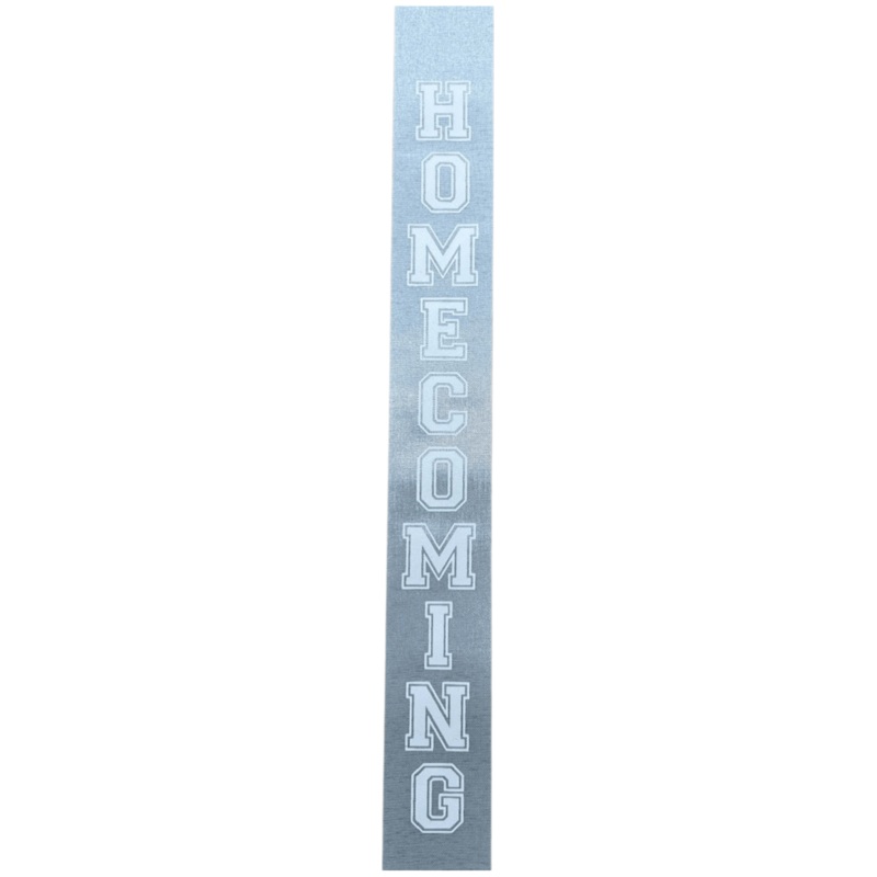 1.5″ Homecoming Ribbon: Light Blue/White (100 Feet)