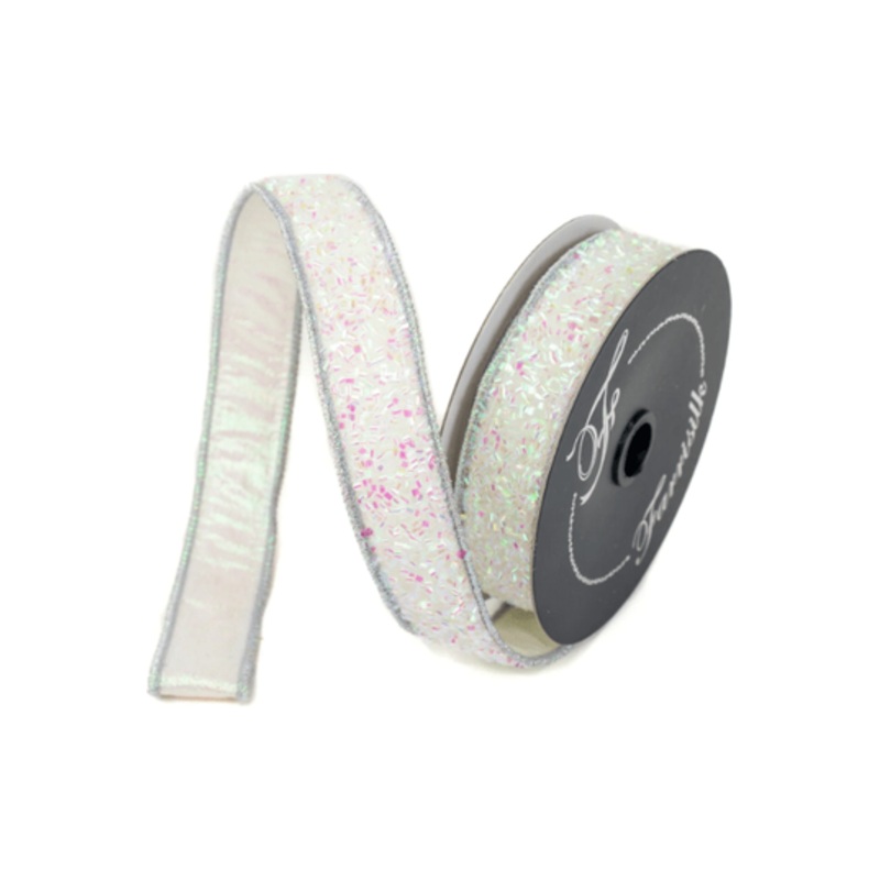 1″ Tinsel Town Ribbon: Iridescent (10 Yards)