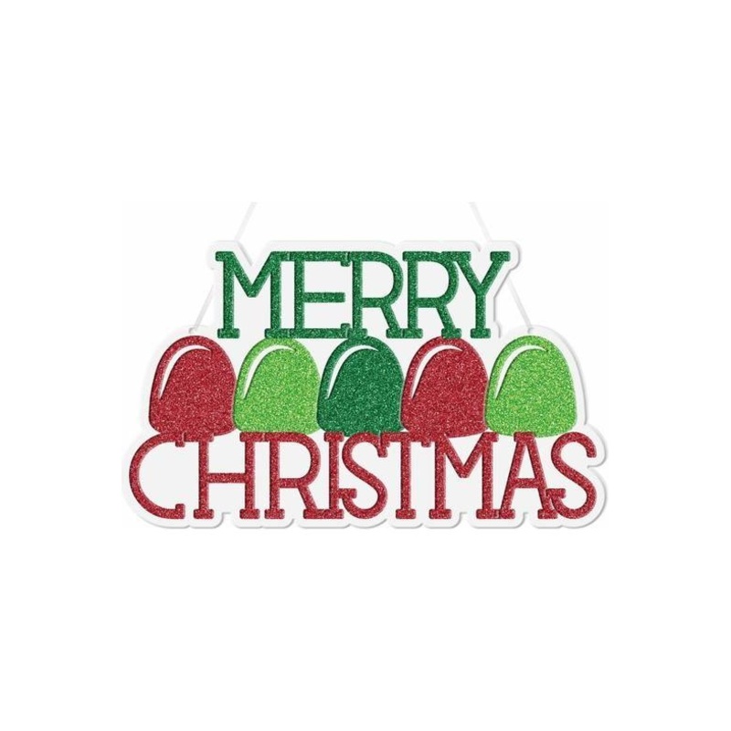 10″ Merry Christmas Gumdrop Sign