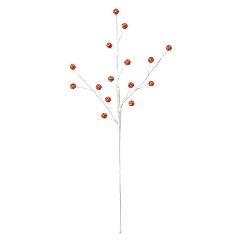 23″ Wood Bead Sports Ball Spray: Basketball