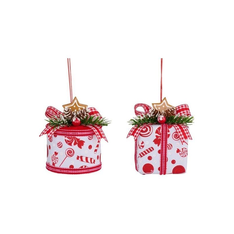 5″ Gingerbread Gift Box Ornament