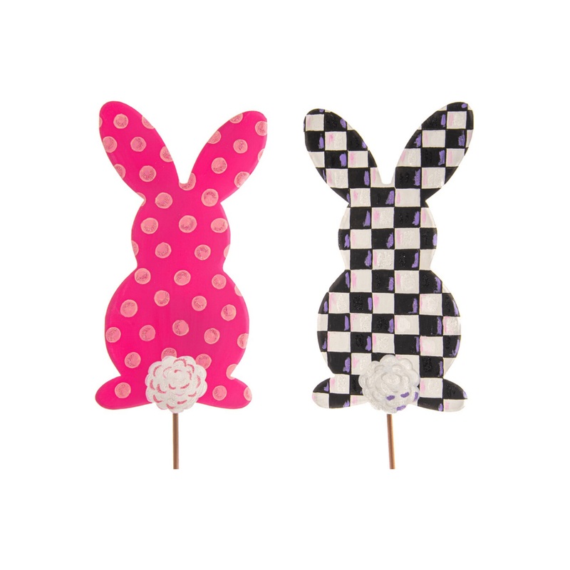 12″ Elegant Bunnies (Set of 2)