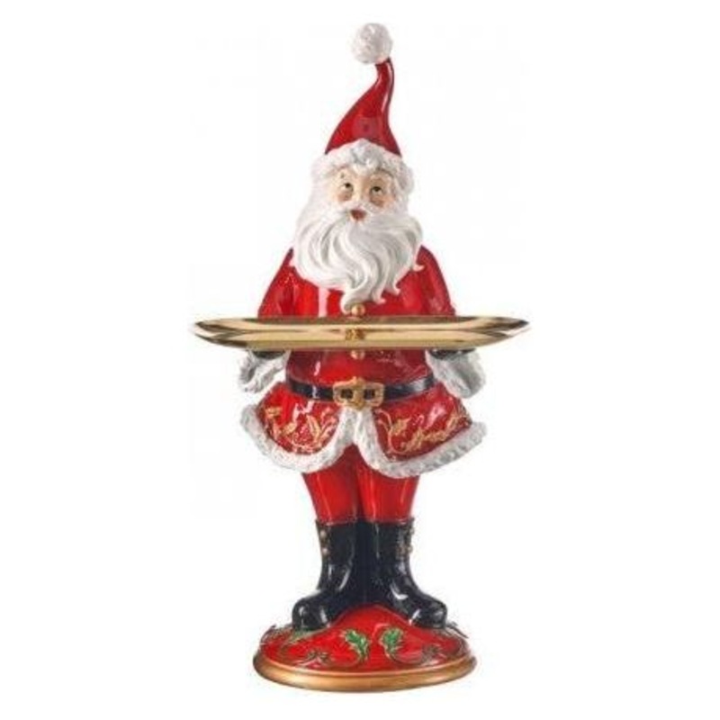 23″ Resin Santa Holding Tray