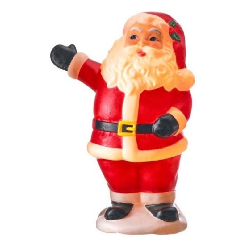 24″ Retro Plastic Outdoor Santa