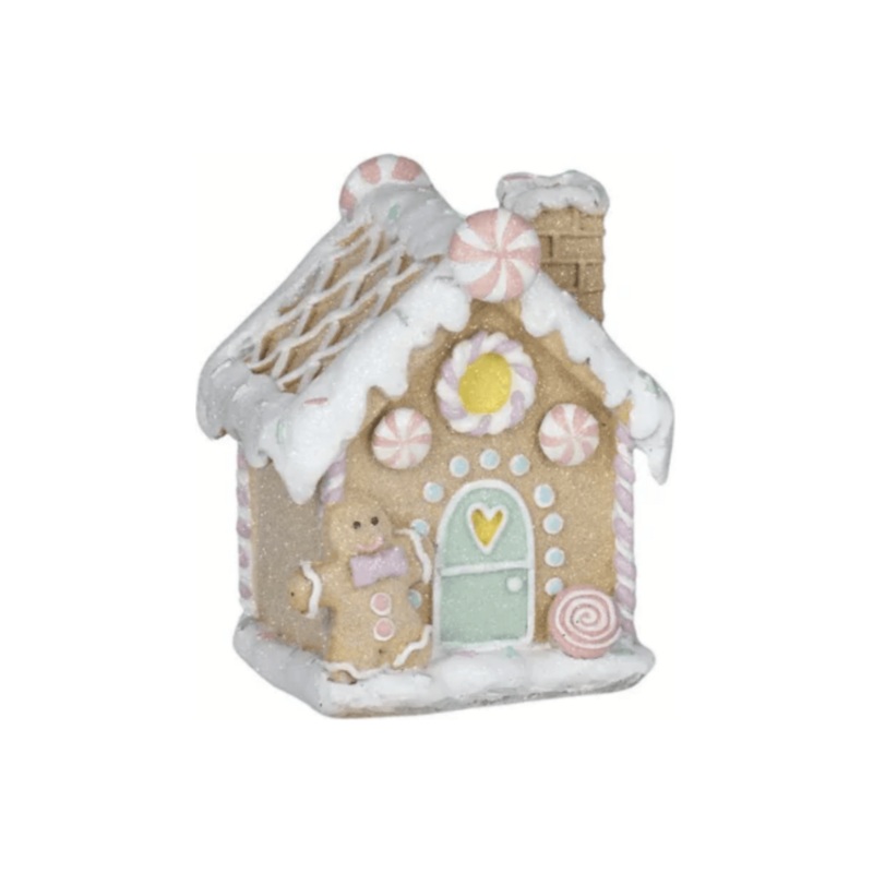 4.5″ LED Pastel Gingerbread House