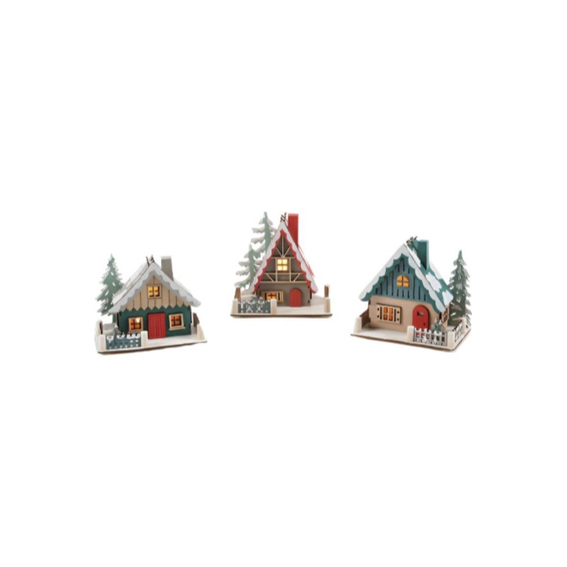 4.5″ Ski Lodge Lighted Display