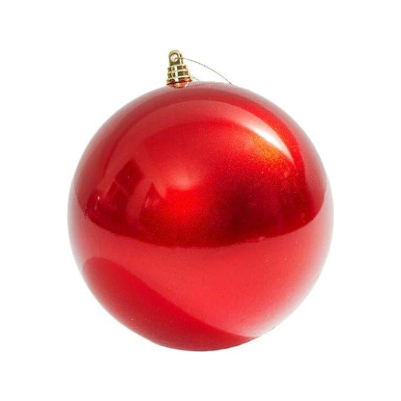 6″ Red Candy Apple Ball Ornament