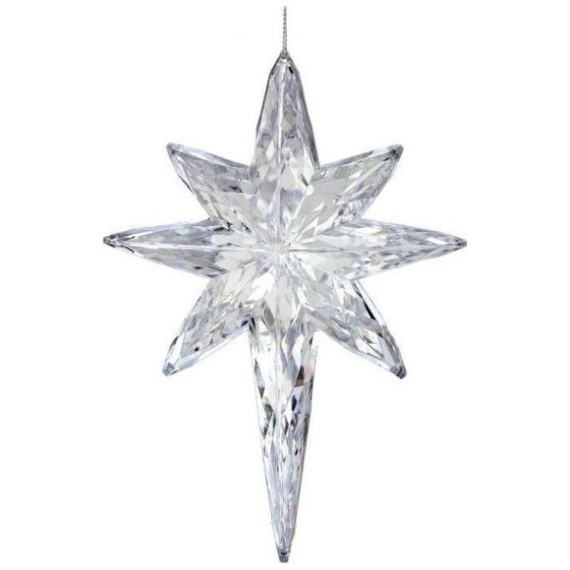 8″ Acrylic Star Of Bethlehem Ornament