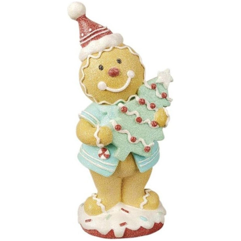 9″ Pastel Gingerbread Boy Figurine