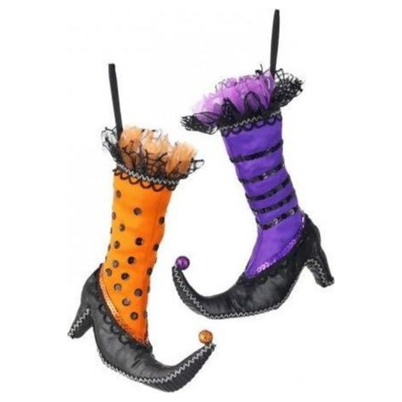 9″ Plush Witch Boot Hanger
