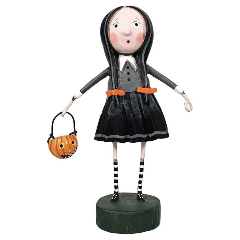 Little Goth Girl Halloween Figurine