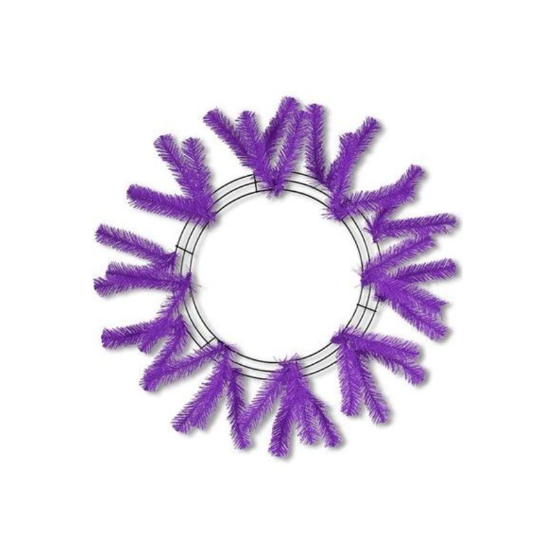 15-24″ Work Wreath Form: Purple