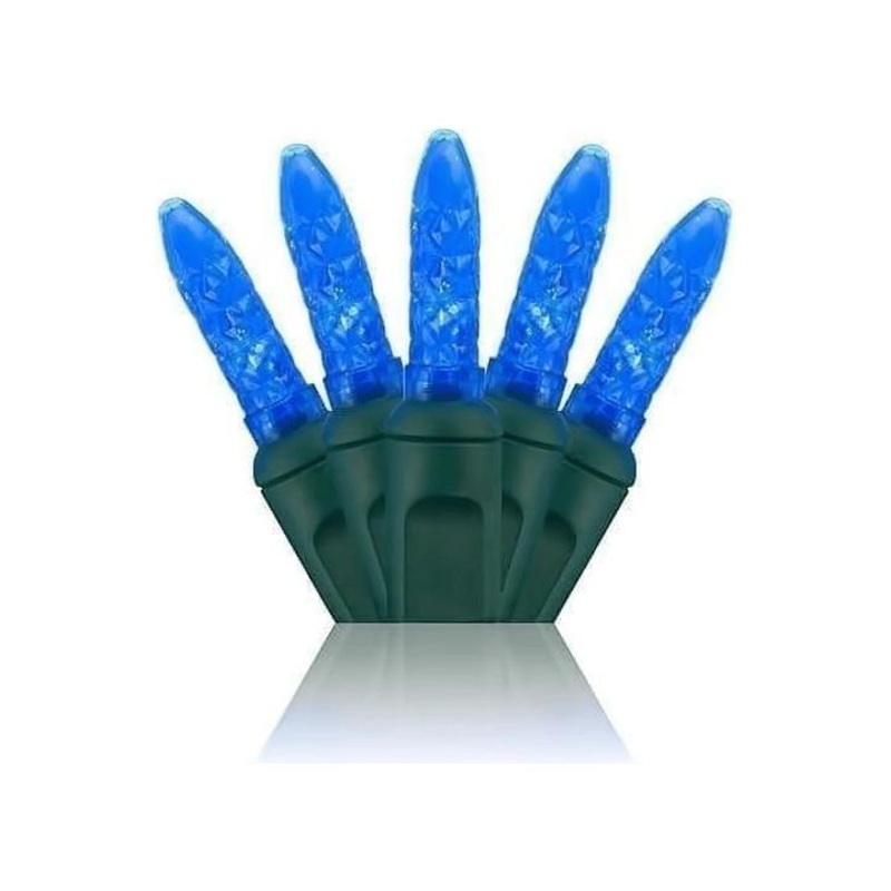 5mm Blue LED Christmas Lights, 35 Bulbs