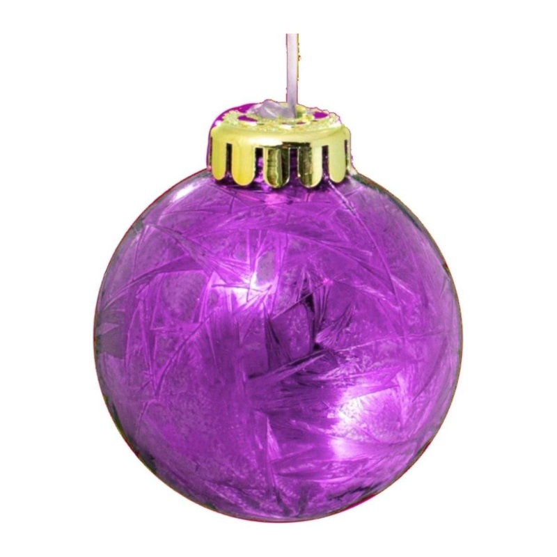 Fuscia Purple Ball Ornaments (Bulk Sets)
