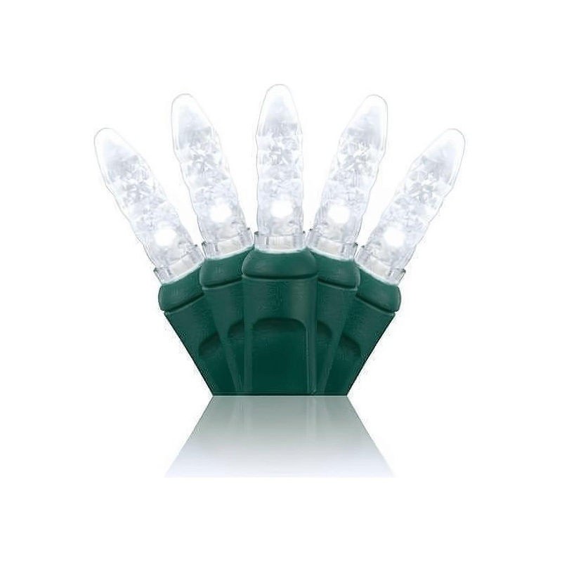 M5 Cool White LED Mini Lights, 100 Bulbs