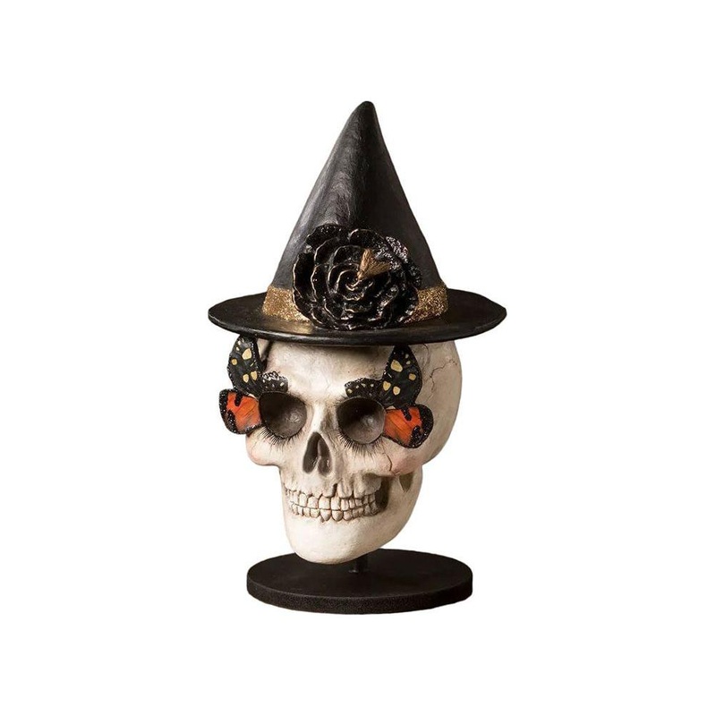 Moth Skull Figurine