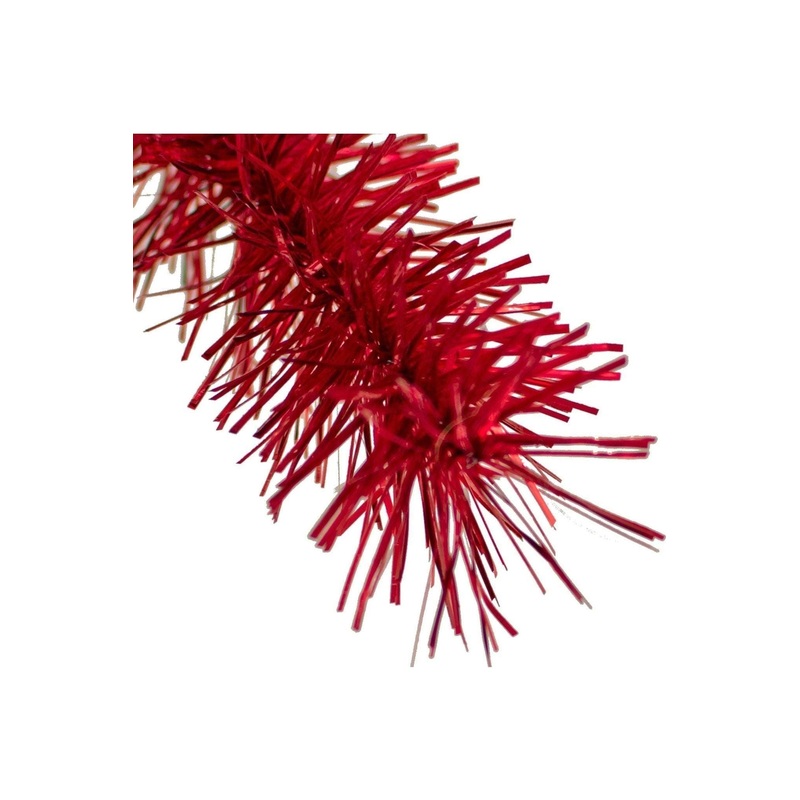 Red Tinsel Garland