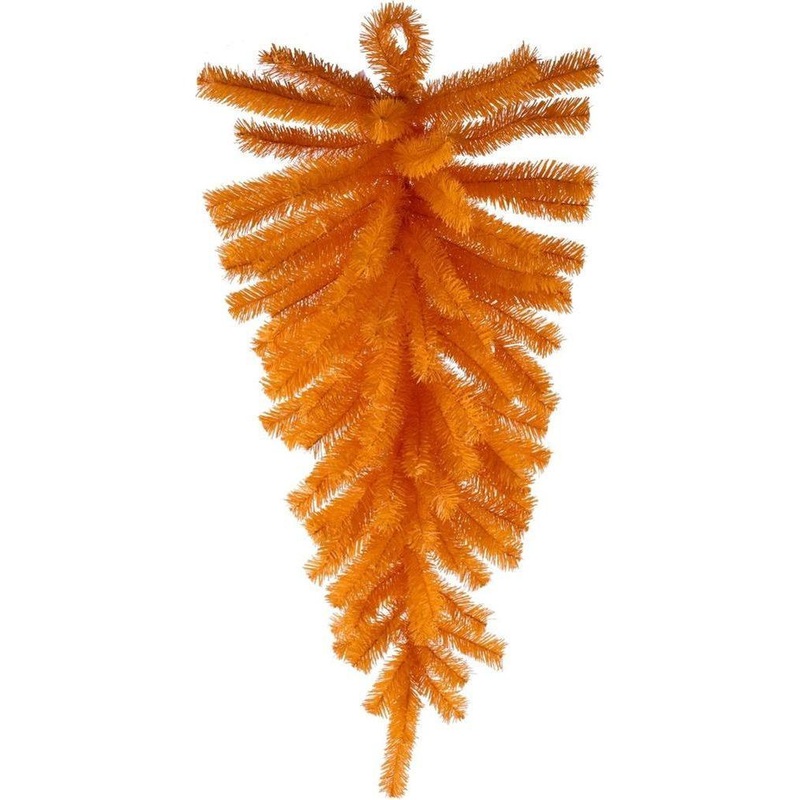 36″ Teardrop Swag, 90 Tips: Orange