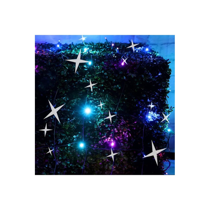 4′ x 6′ Stardust 5mm LED Smooth Fade DreamSpark Net Lights