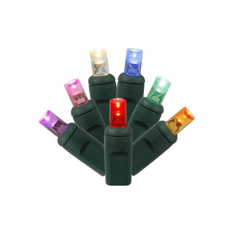 50 Light Wide Angle Multi Color LED Lights
