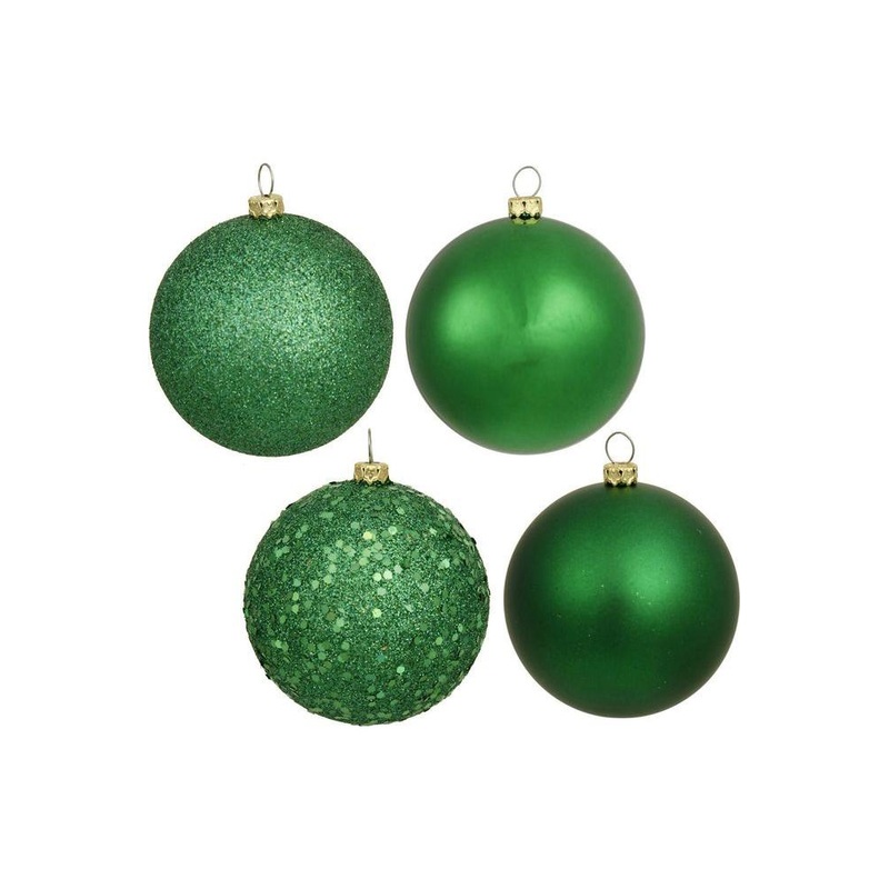 Green Christmas Ball Ornament Assortment (Set of 20)