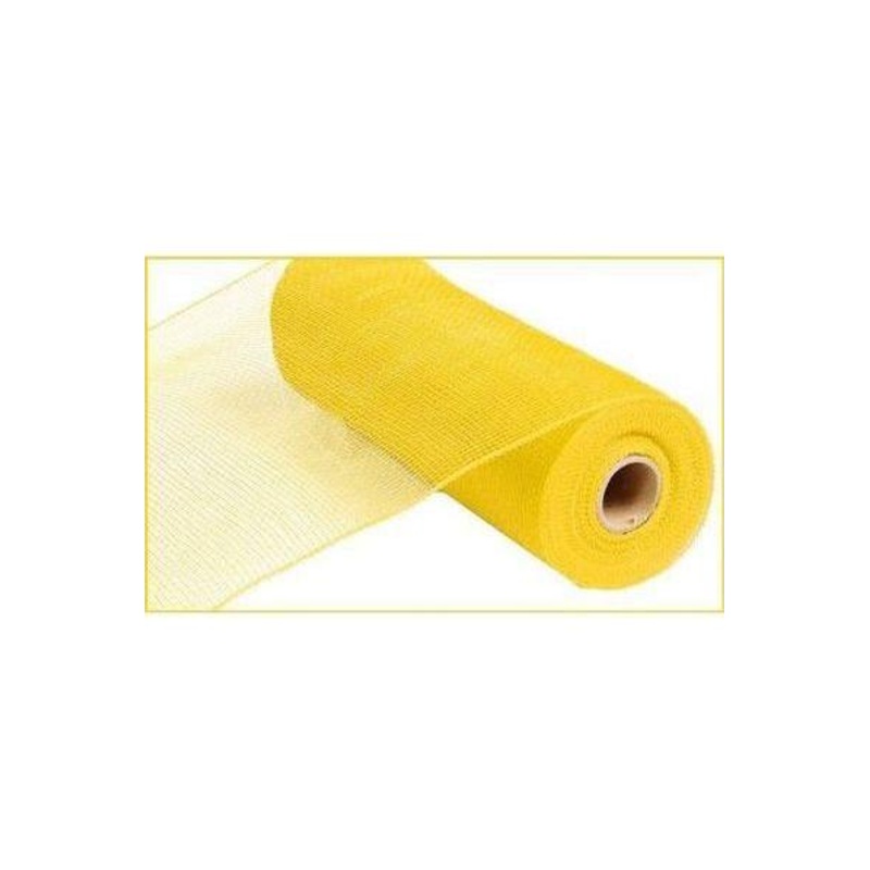 10″ Yellow Poly Deco Mesh Ribbon (10 Yards)