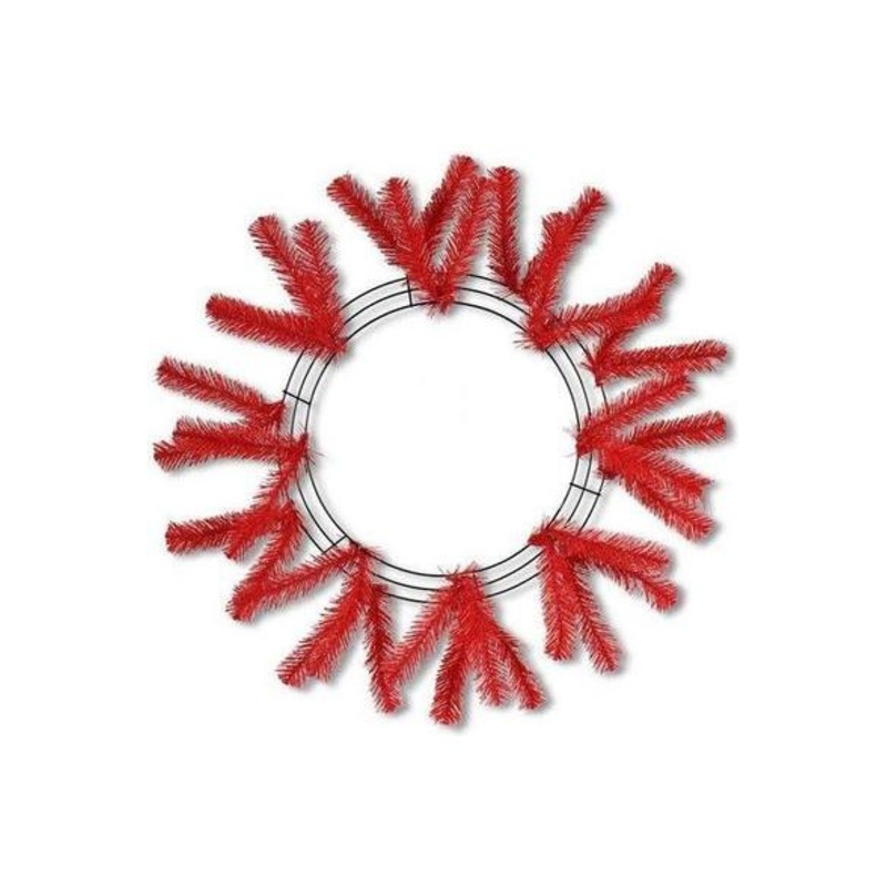 15-24″ Work Wreath Form: Red