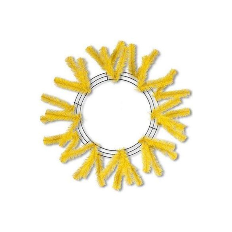 15-24″ Work Wreath Form: Yellow