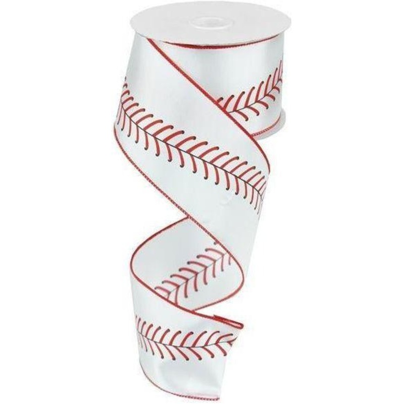 2.5″ Baseball Stitching Ribbon (10 Yards)