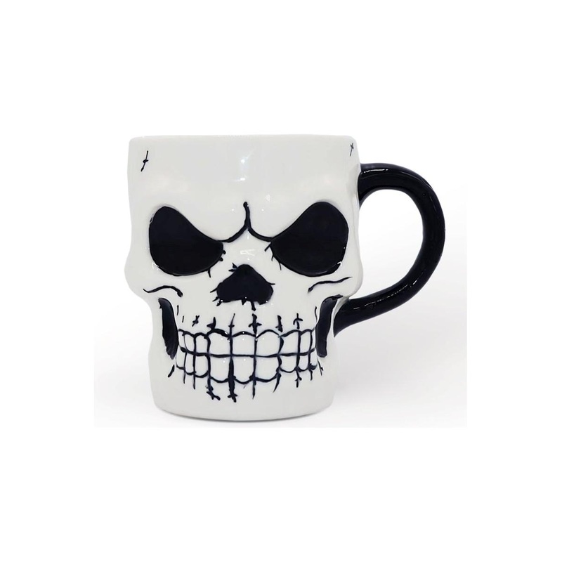 4″ Classic Skeleton Face Spook Mug