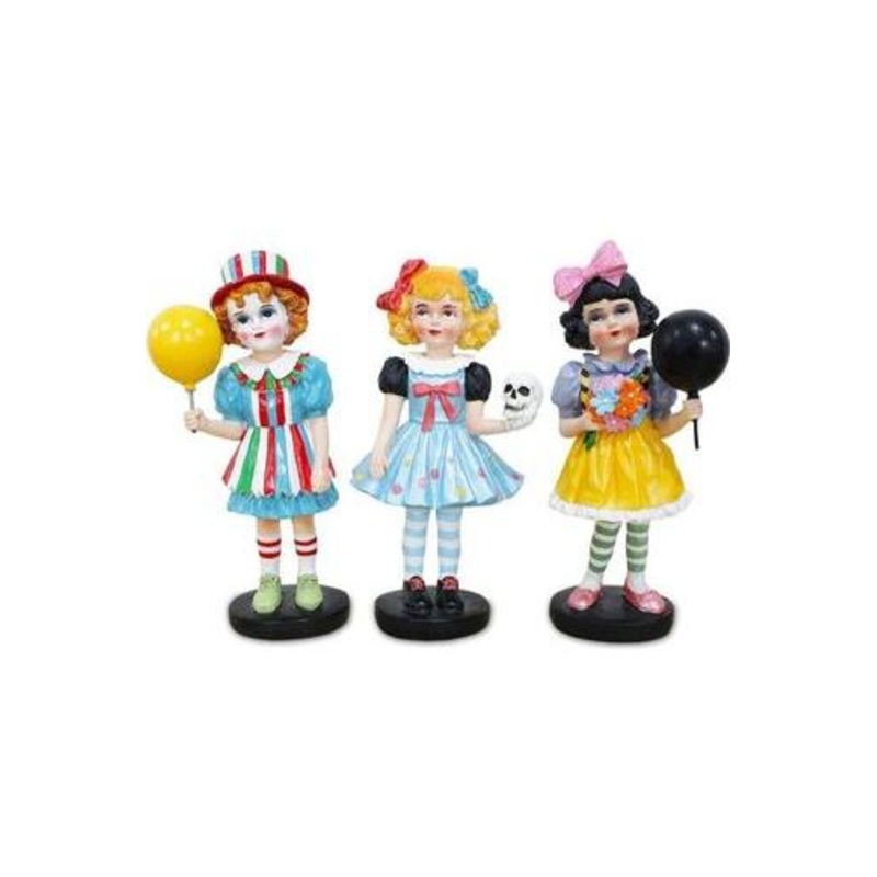 6″ Spooky Victorian Girl Figurines (Set of 3)