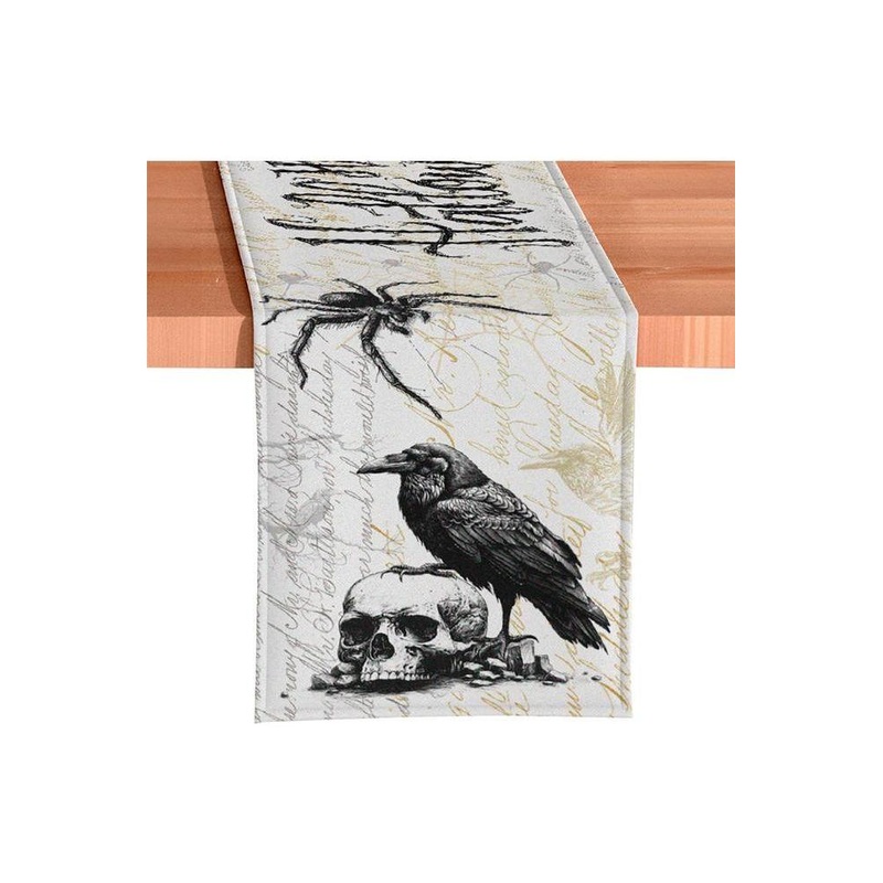72″ Halloween Gothic Jacquard Table Runner