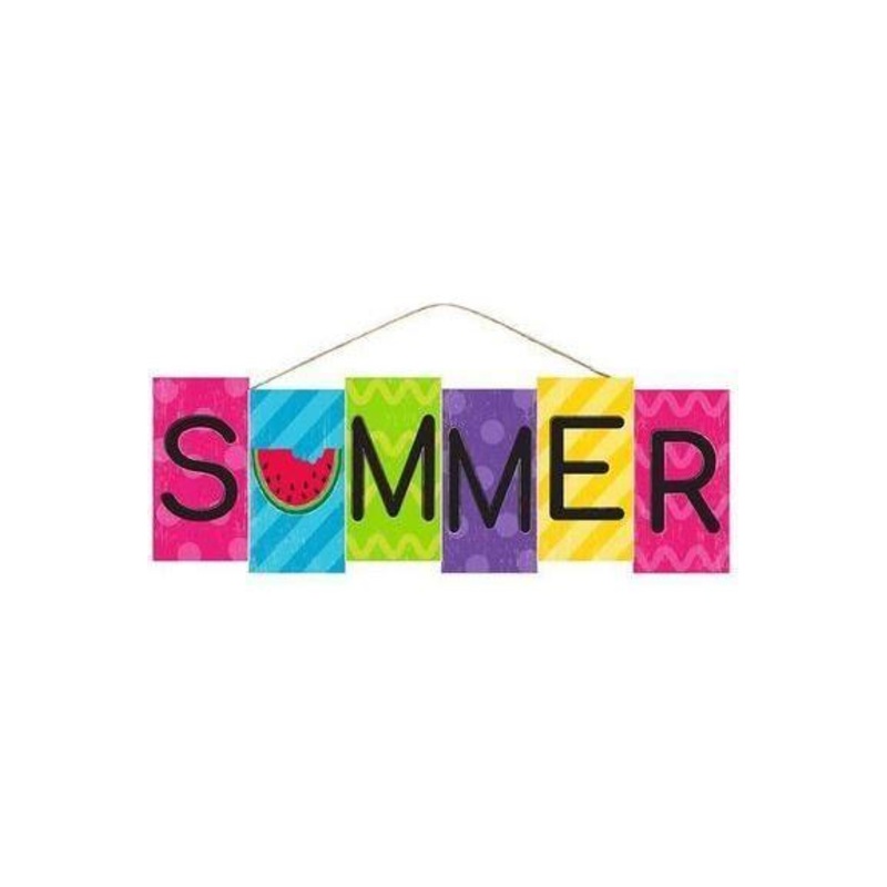 14″ Wooden Sign: Summer