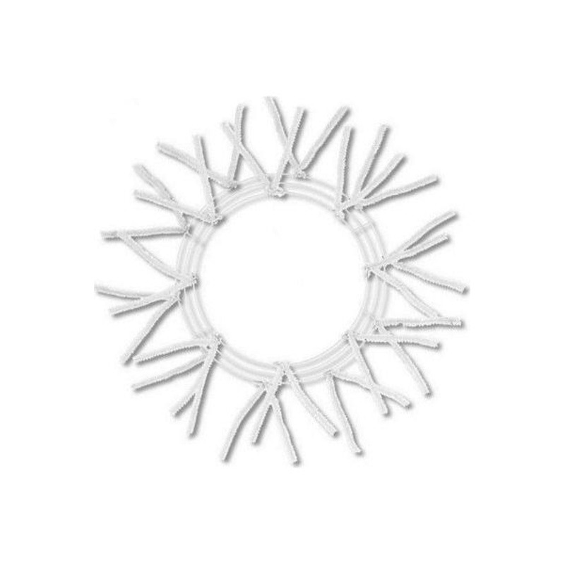 15-24″ Pencil Work Wreath Form: White