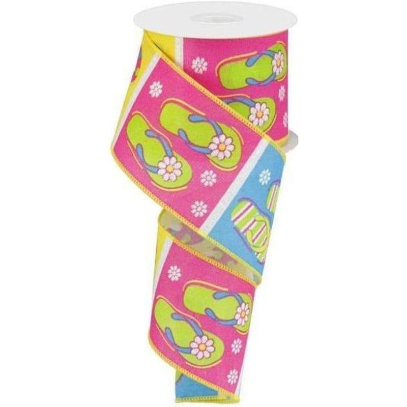 2.5″ Royal Canvas Flip Flop Ribbon (10 Yard)