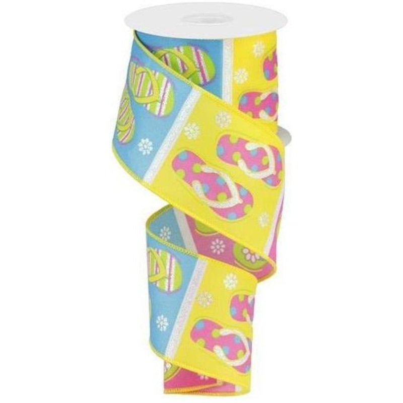 2.5″ Satin Flip Flop Ribbon (10 Yard)