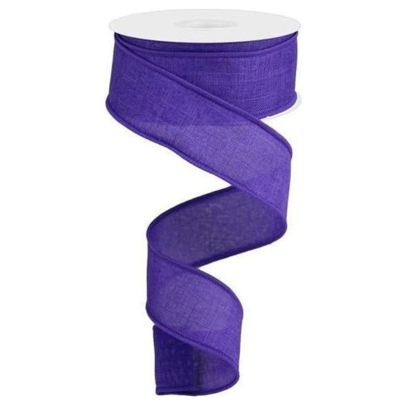 1.5″ Royal Canvas Ribbon: New Purple (10 Yards)
